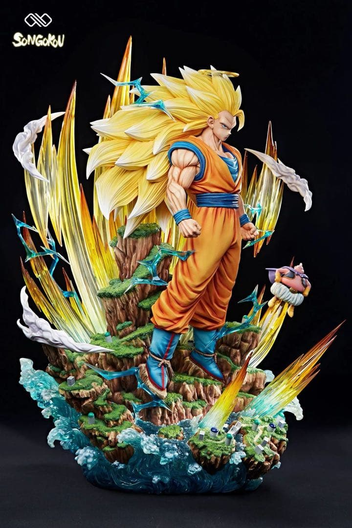 佐*う様 ドラゴンボール スーパーサイヤ人 3 孫悟空 4:1 フィギュア 新品