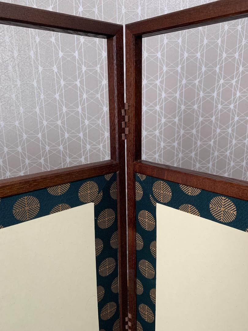 女桑縁 風炉先屏風 裏網代 上透し 腰風炉先 茶道具 江戸間 678