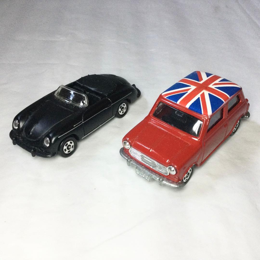 トミカ　BLMC ミニクーパーS、ポルシェ 356スピードスター