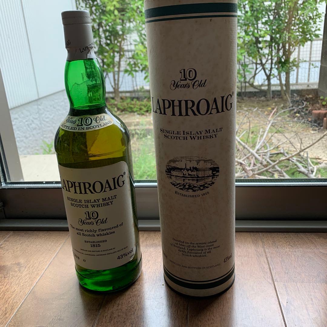 ラフロイグ　10年　1リットル　43% LAPHROAIG 旧ラベル
