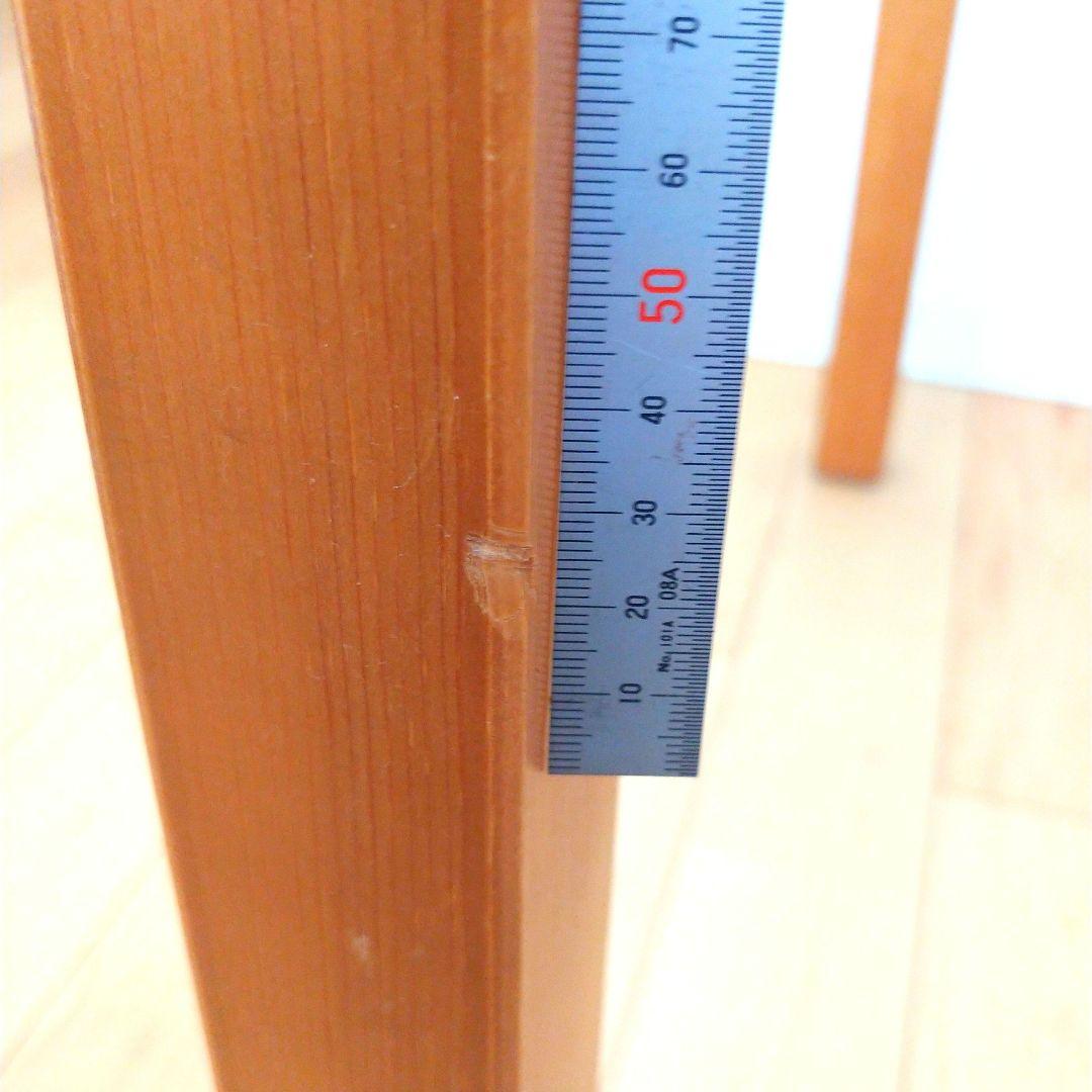 ナチュラルウッド ダイニングテーブル 約90cmx70cm×73.5cm