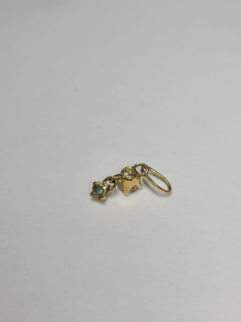 美しいペンダントトップです★ダイヤモンド&バターリャパライバトルマリン18K★