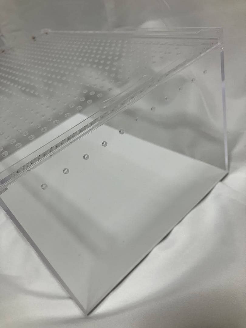 【6box】30×20×15 白底 レプタイルボックス同等　マグネット アクリル