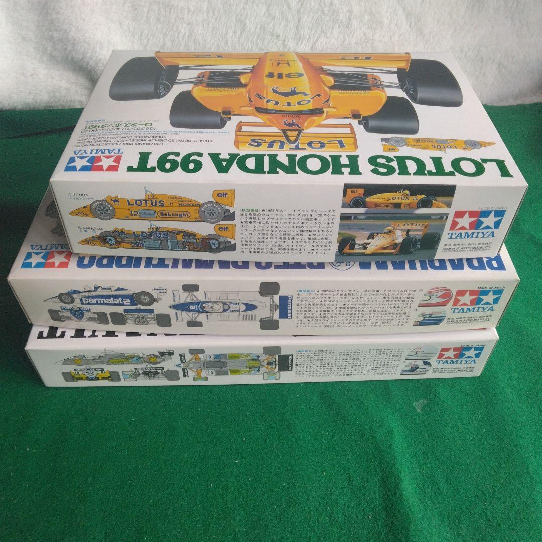TAMIYA 1/20　Fー1 モデル 3点セット