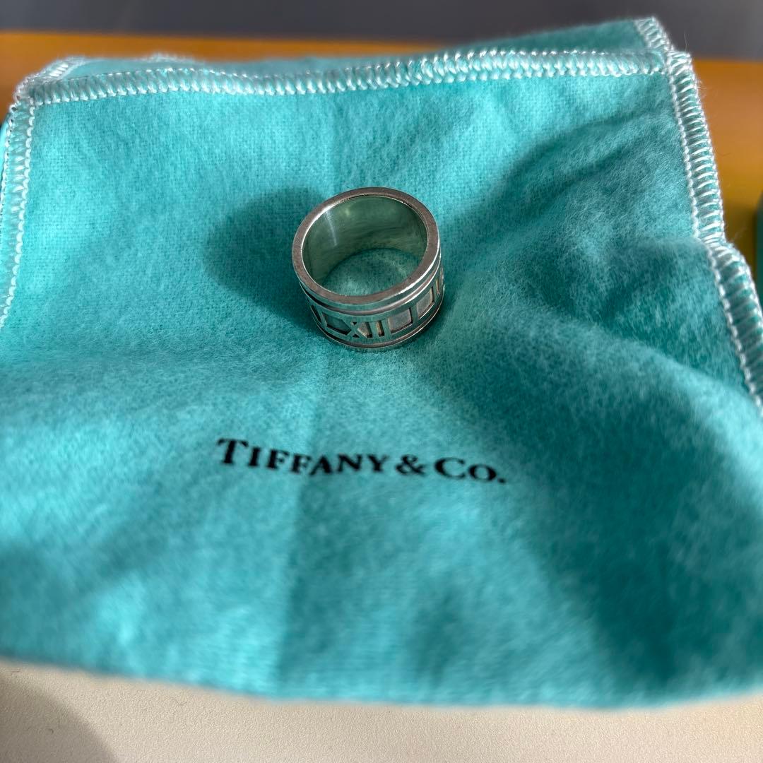 【定番】TIFFANY ティファニー アトラス ワイド リング SV925