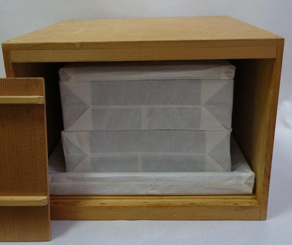 輪島塗 未使用 漆黒 二段重箱