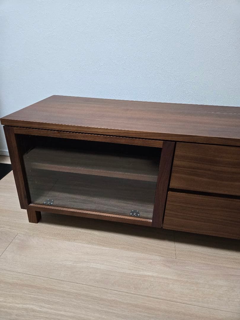 無印良品　テレビ台(AVラック)・幅110cm・ウォールナット材