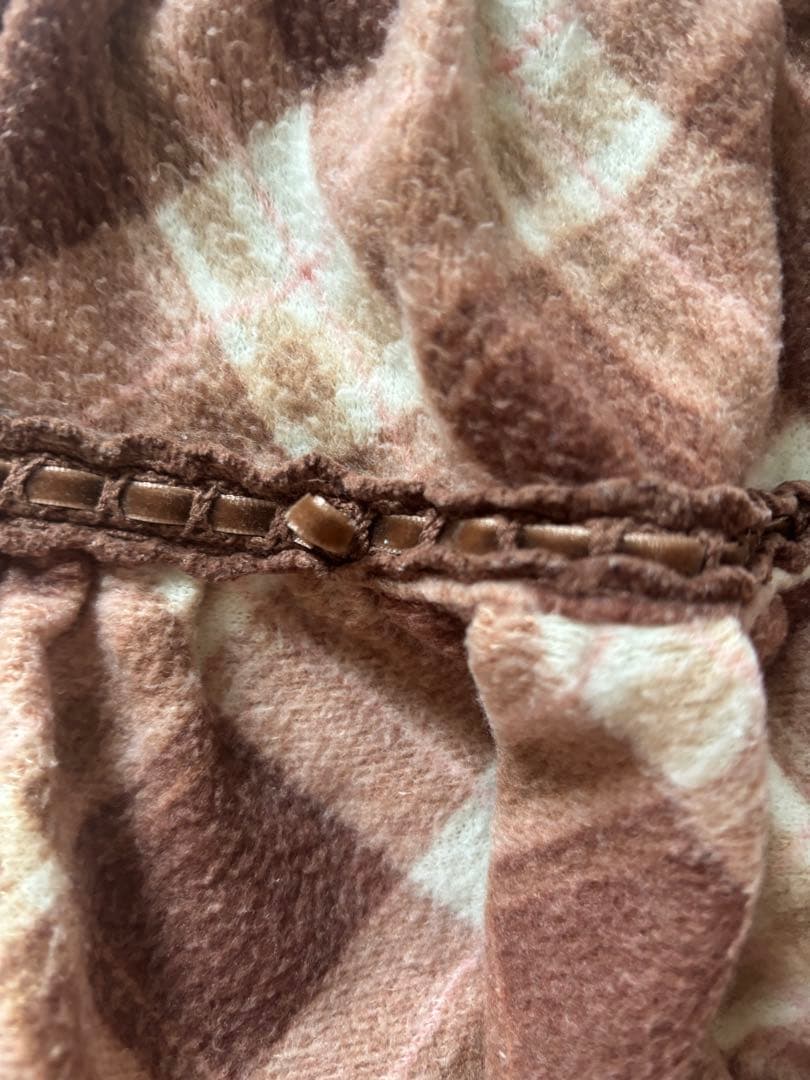 LIZLISA リズリサ 希少 ブラウン チェック柄 スカパン