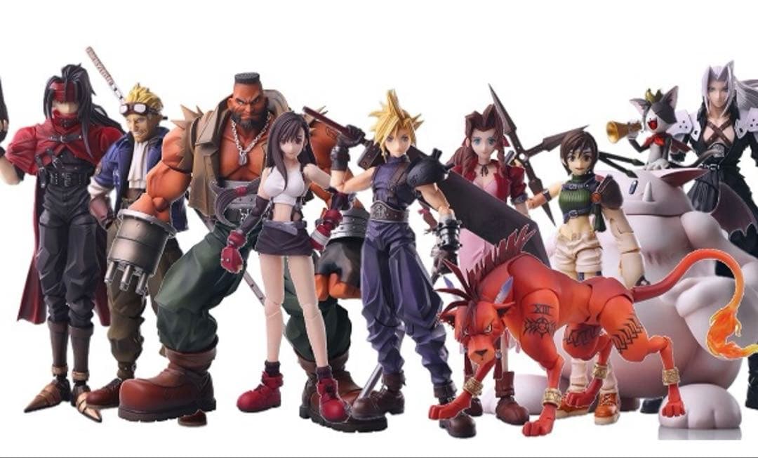 ブリングアーツ　F F 7 メインキャラコンプリートセット