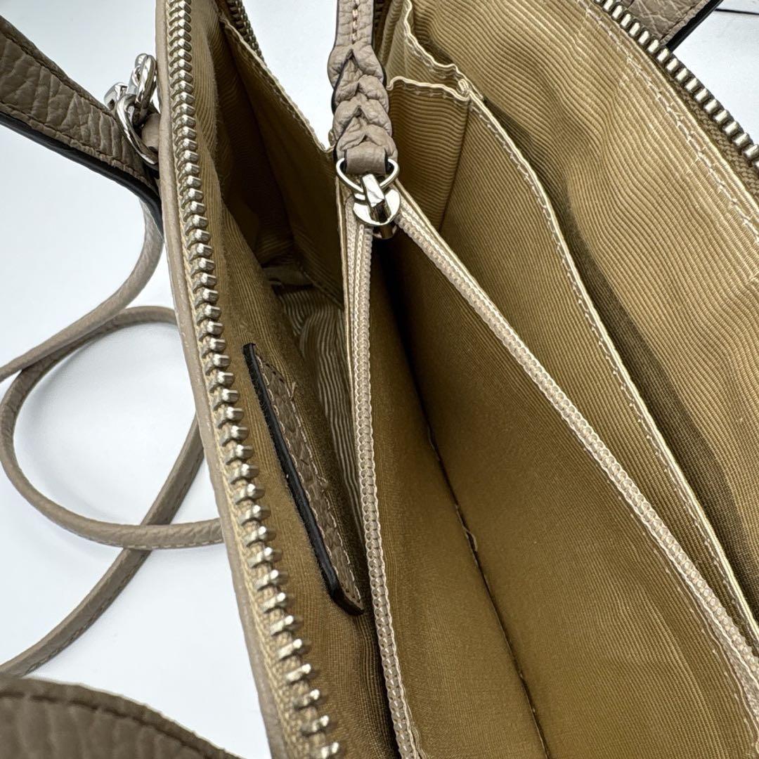 極美品 銀座和光 WAKO レザー 2way ショルダーバッグ