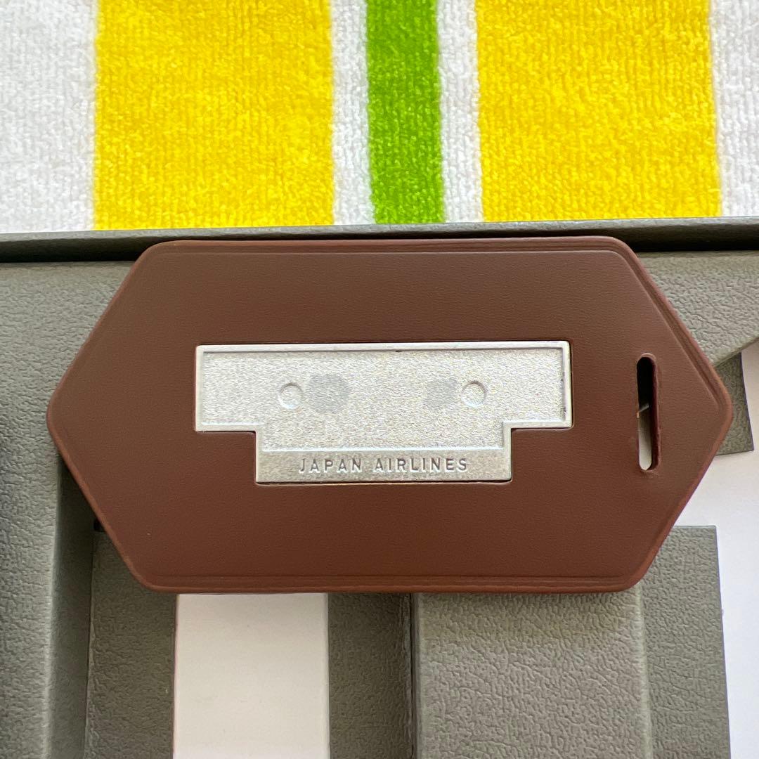 ★67*【新品】JAL グローバルクラブ 亀タグ ネームタグ （茶色）