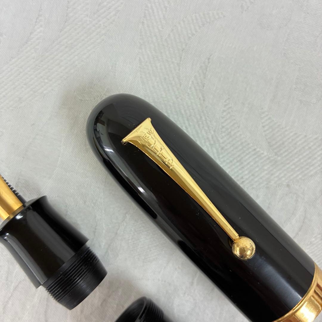 万年筆 極太 筆記具 ブラック クリップ FOUNTAIN PEN JUMBO
