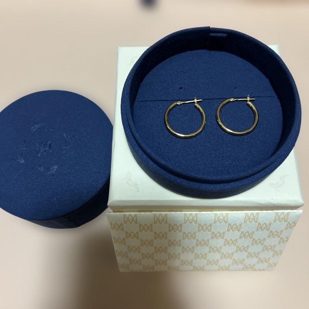 MILAMOREミラモア⭐︎18kイエローゴールドフープピアスL