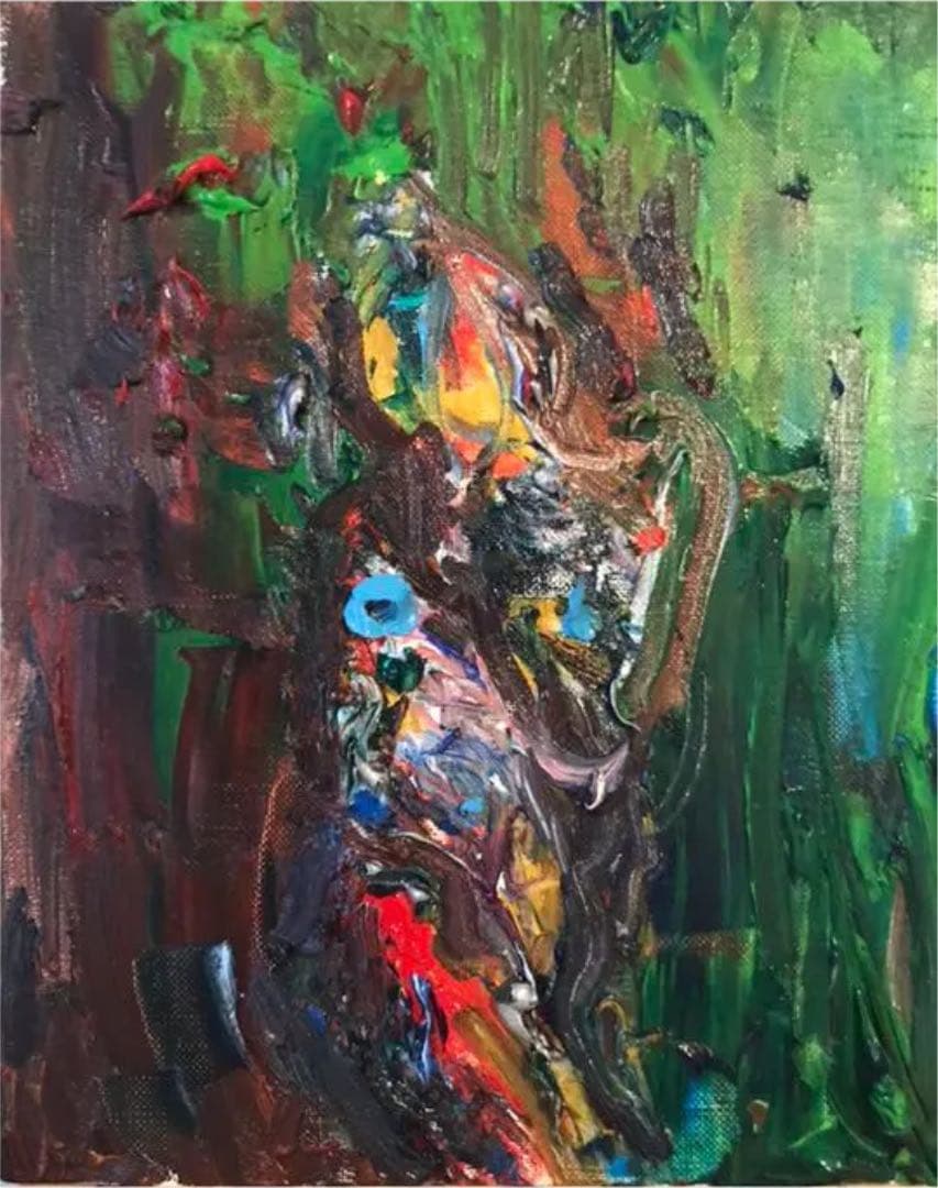 shame  恥（油彩画）