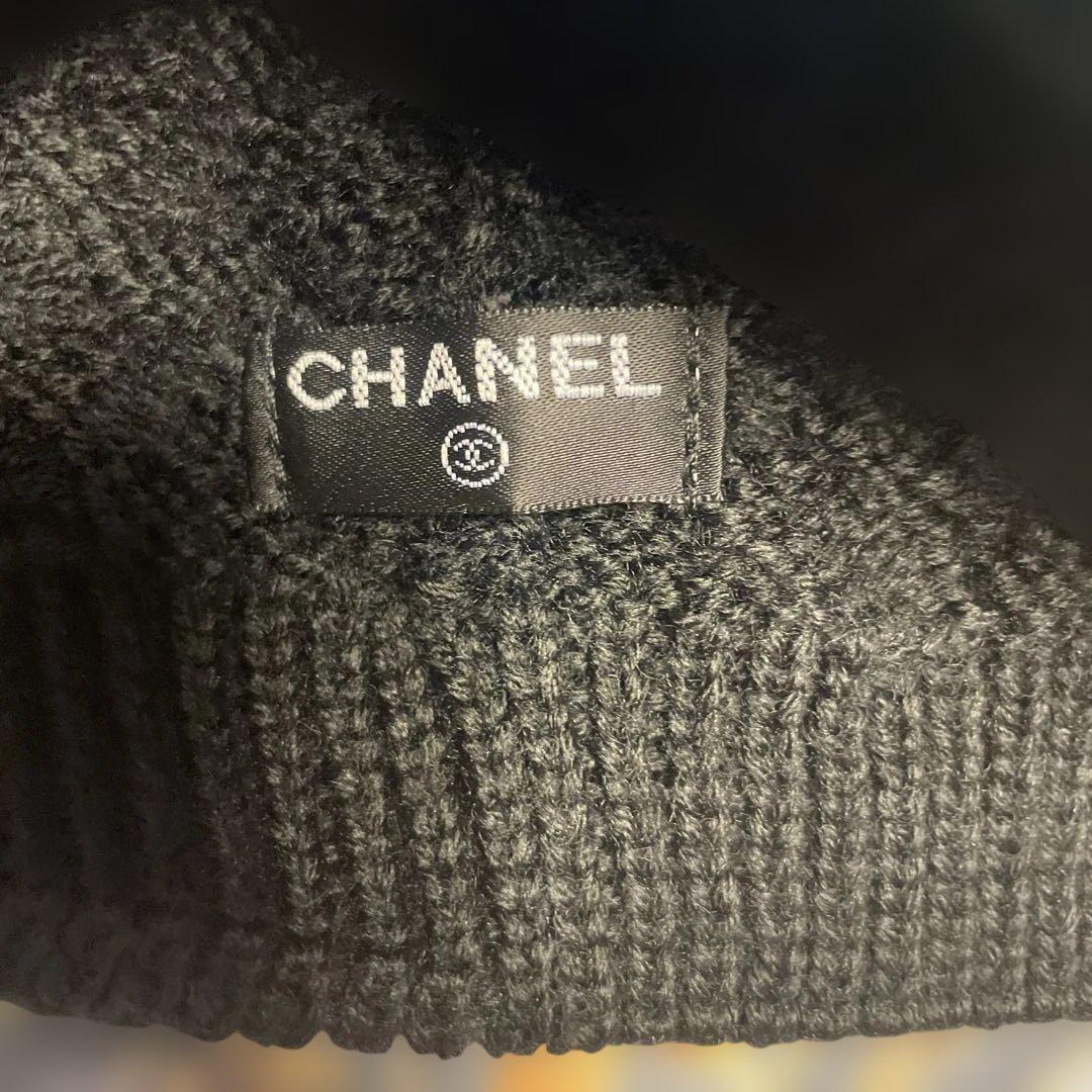 ぷうさん専用CHANEL ブラック ニット帽