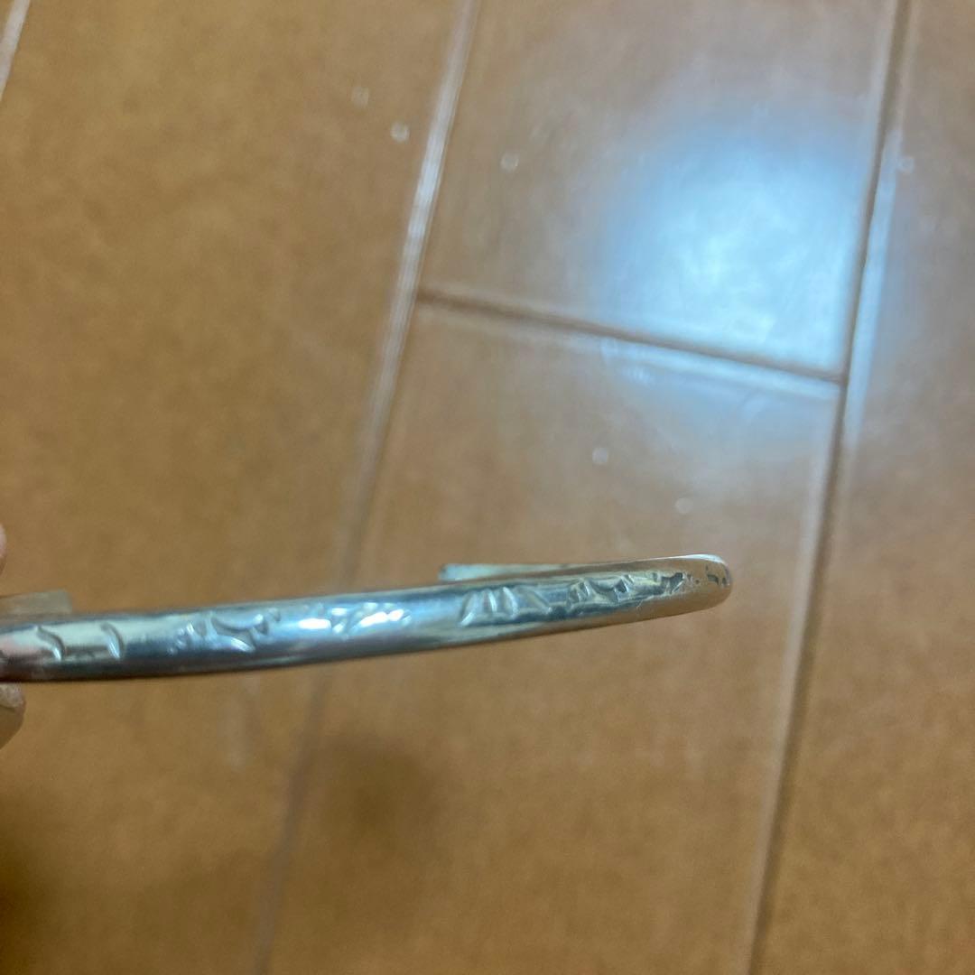 ヤ*ン様 ナバホ　シルバーバングル 3本セット