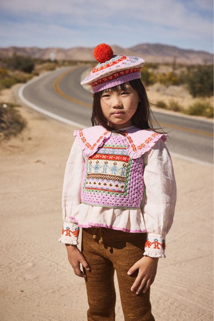 さ*様 apolina misha Kinfolk Beret Pink Lil