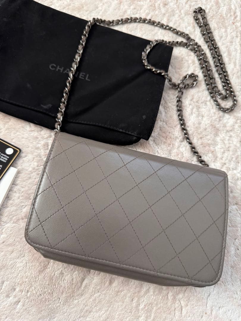 CHANEL♡チェーンウォレット　グレー