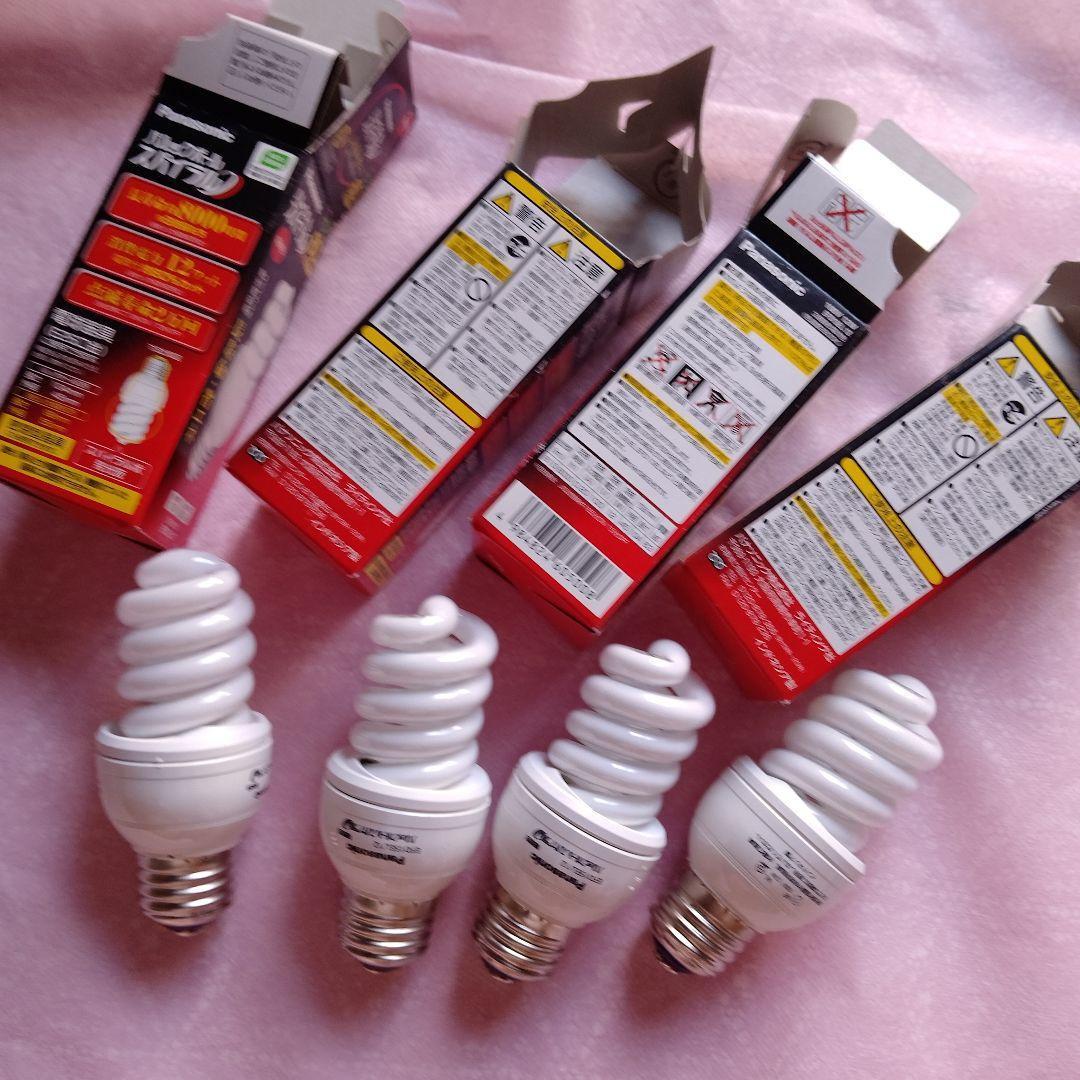 ユ*割様 4個 パルックボールスパイラル　60形　12W EFD15EL/12