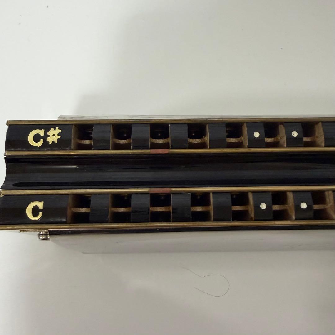 TOMBO トンボ　オクターブバスハーモニカ　アンサンブルハーモニカ　ケース付き