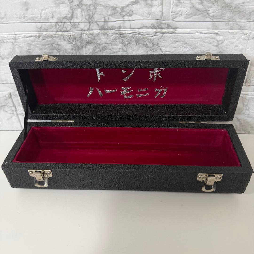 TOMBO トンボ　オクターブバスハーモニカ　アンサンブルハーモニカ　ケース付き