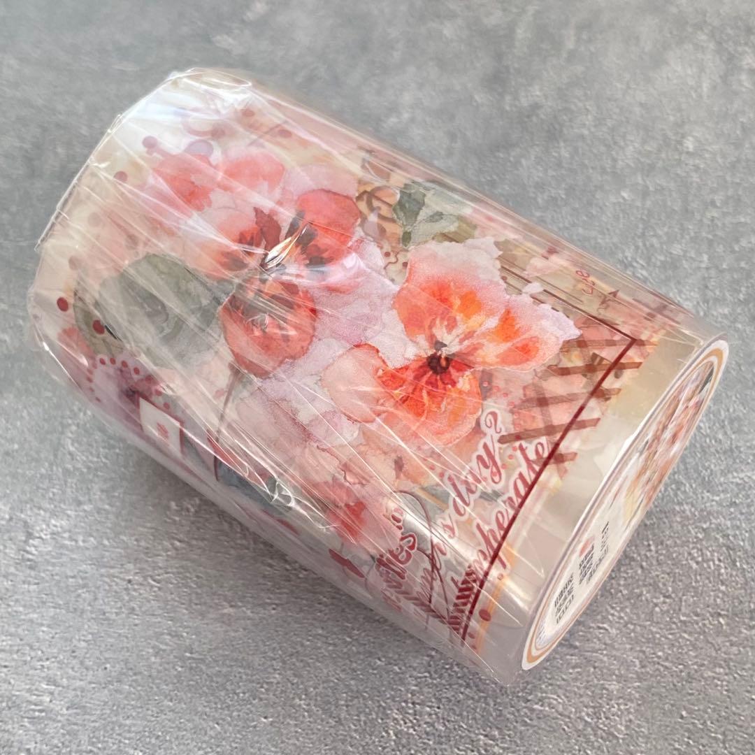 百仓家手帐《日焕霞》海外マスキングテープ　マステ 【1457】