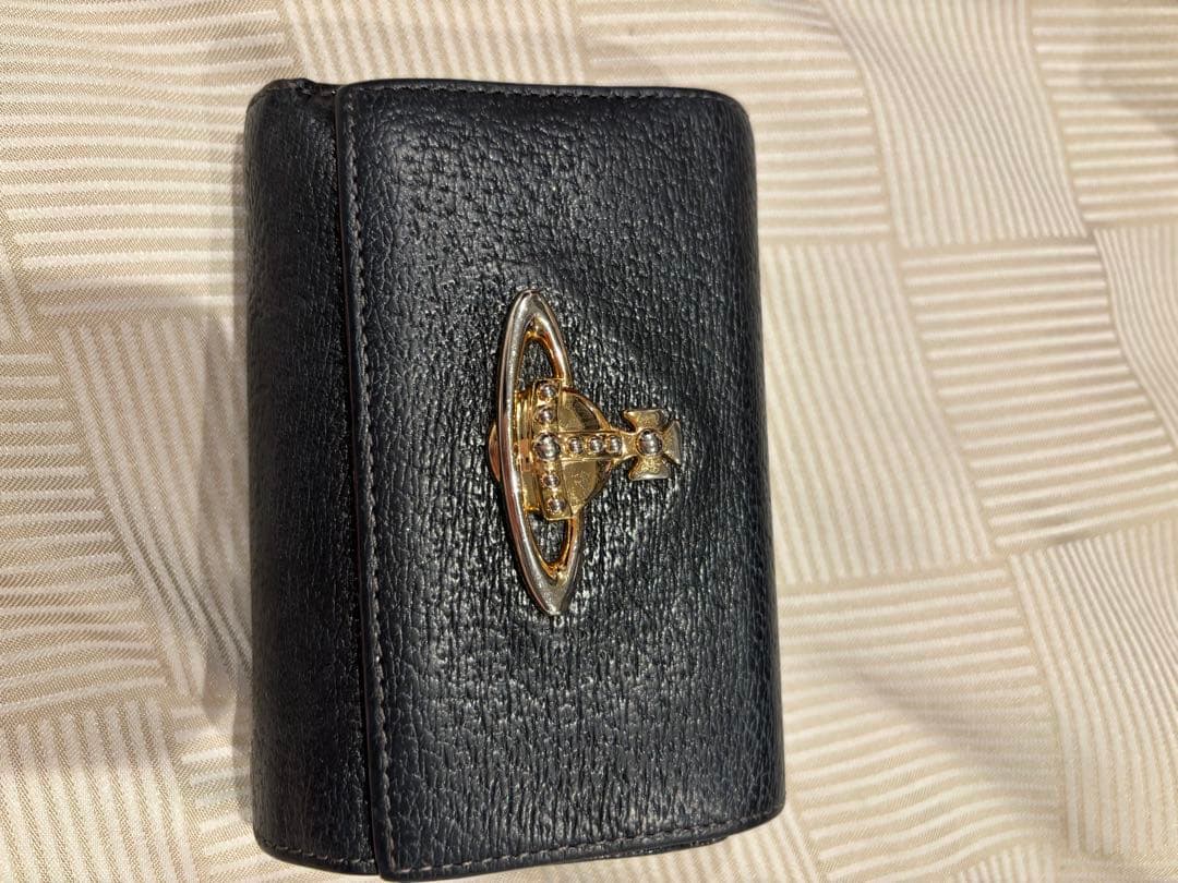 【Vivienne Westwood】ブラック三つ折り財布