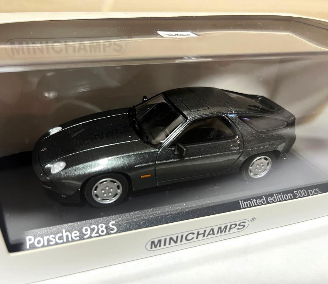 ミニチャンプス 1/43 ポルシェ 928 S 1978 グレーメタリック