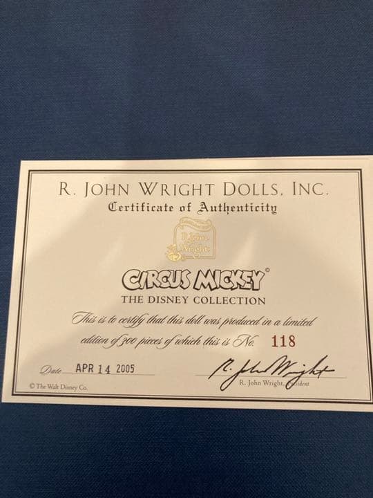 再値下げ　R.JOHN WRIGHT　サーカス・ミッキー　希少・美品