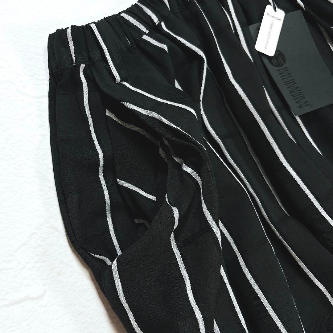 ✨タグ付き✨モユル センソユニコ サルエルパンツ ストライプ イージーパンツ