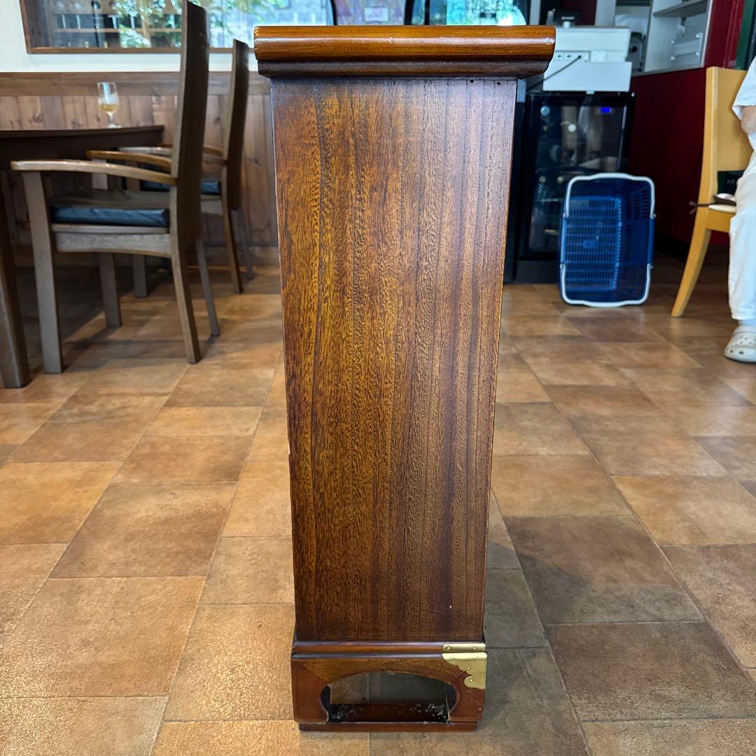 韓国 李朝けやき作り 薬箪笥 くすり箪笥 魚の鍵付き 民芸家具 収納 和室 収納