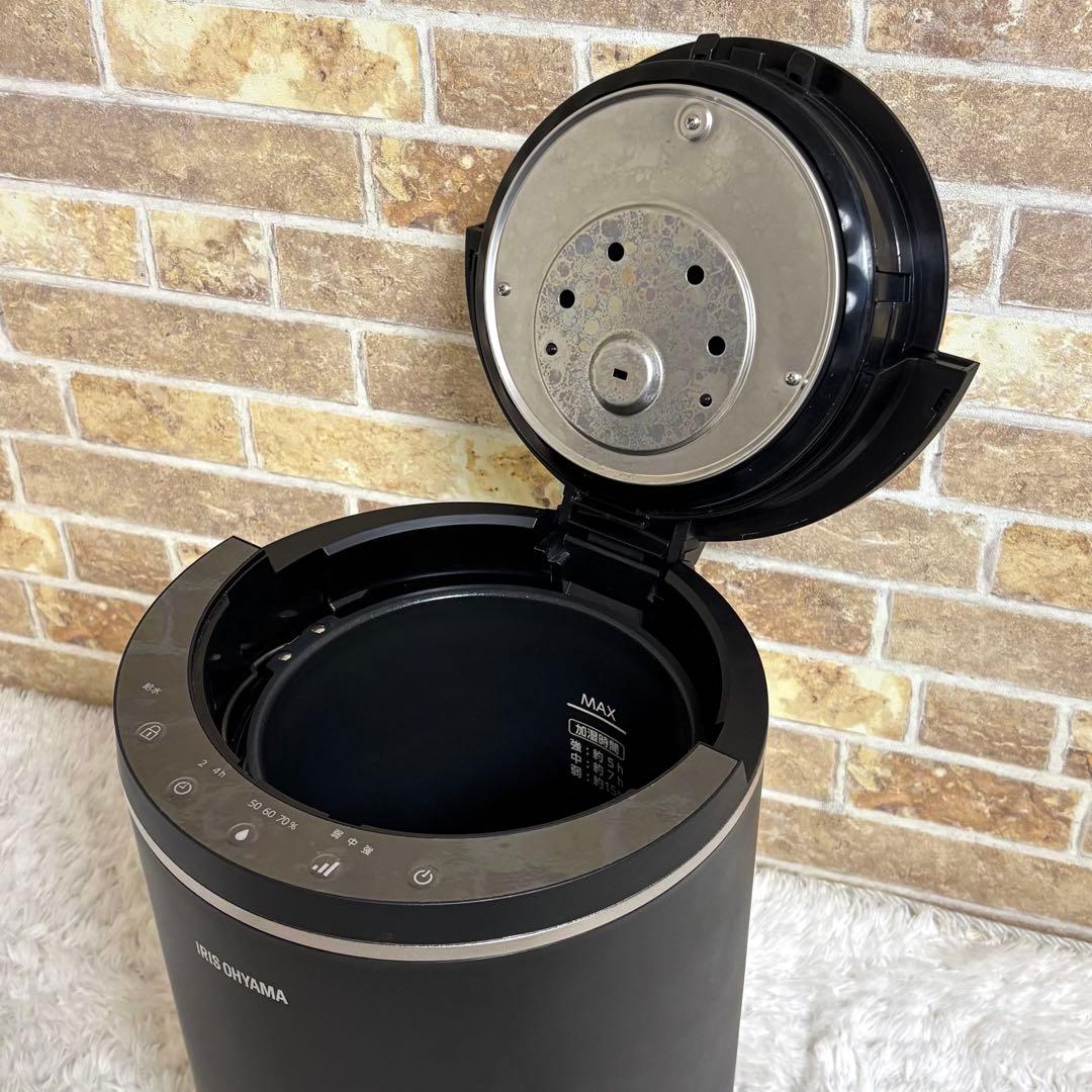 【美品】 アイリスオーヤマ 加湿器 スチーム式（加熱式） 3L 2way給水