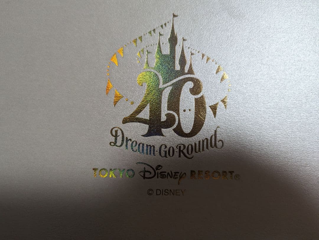 DISNEY 40周年 絵皿