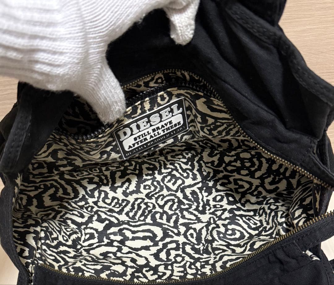 DIESEL ショルダーバッグ archive l logo Y2K