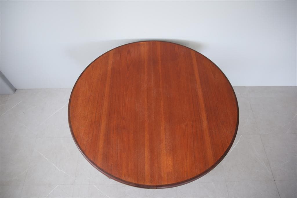 英国アンティークGPLANジープラン伸張式ラウンドダイニングテーブル87-134