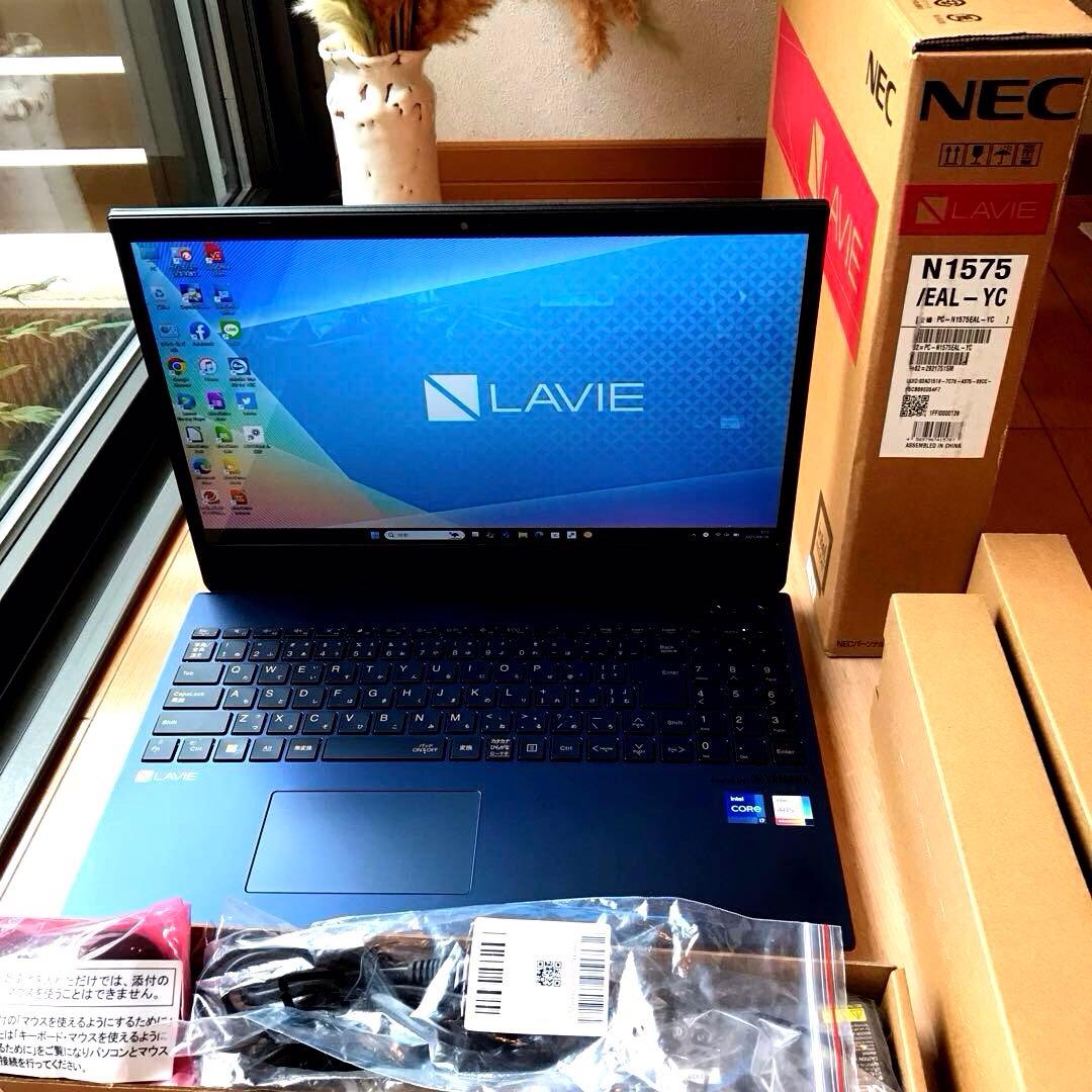 美品NECLaVie N1575/EAL(新品 M.2 NVMeSSD1TB )