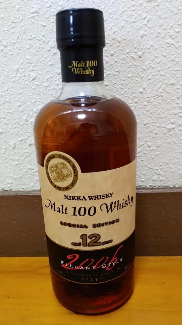ニッカモルト100　Nikka Malt100 ウイスキー　2006年限定製造