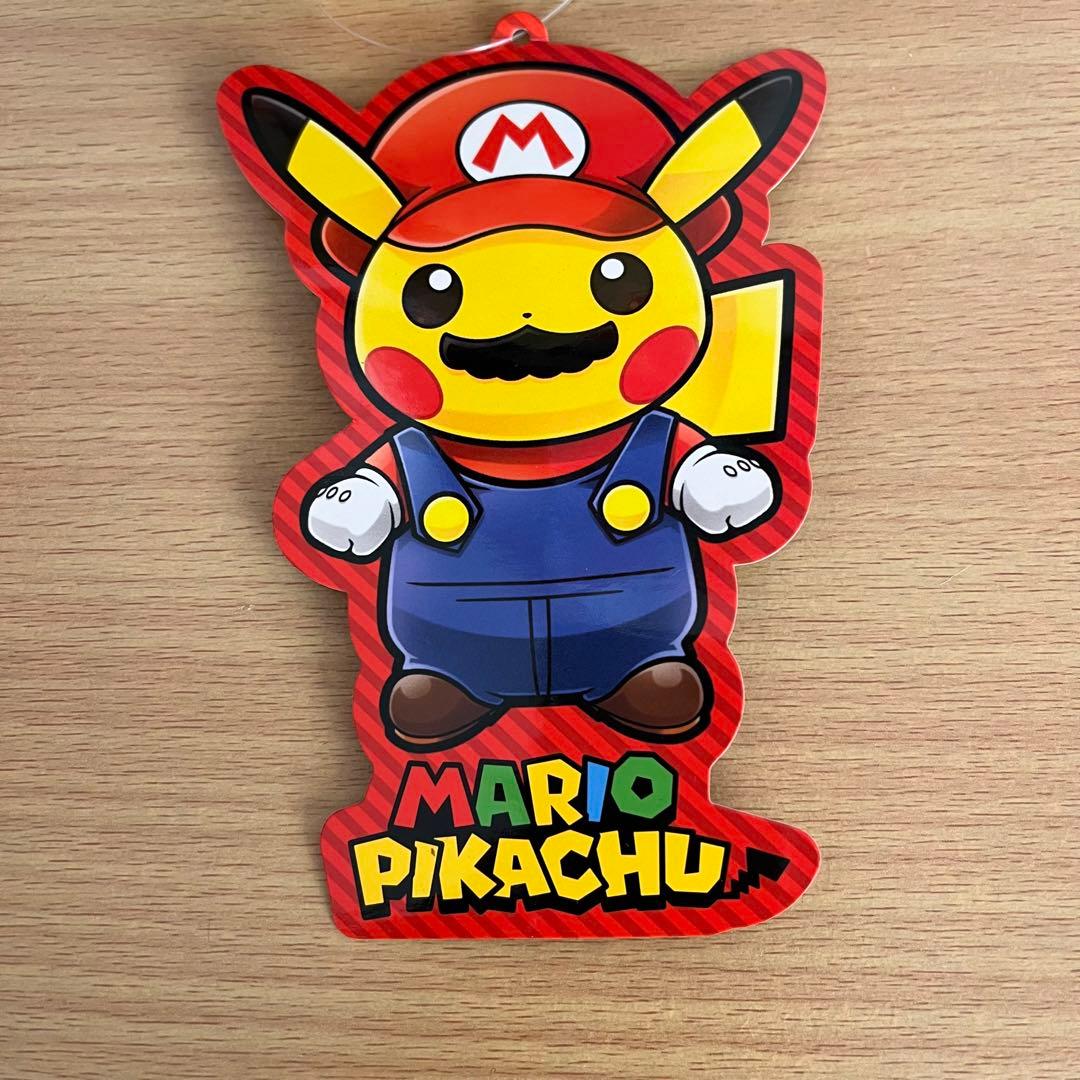 マリオピカチュウ ぬいぐるみ　マリオ　ポケモン