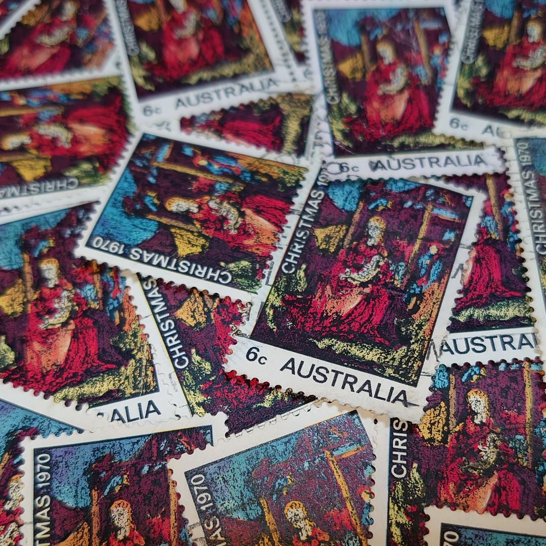 【現品のみ】オーストラリア★クリスマス切手 1970