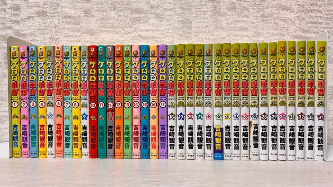 【全巻】ケロロ軍曹 1~34全巻+公式ガイドブック 吉崎観音