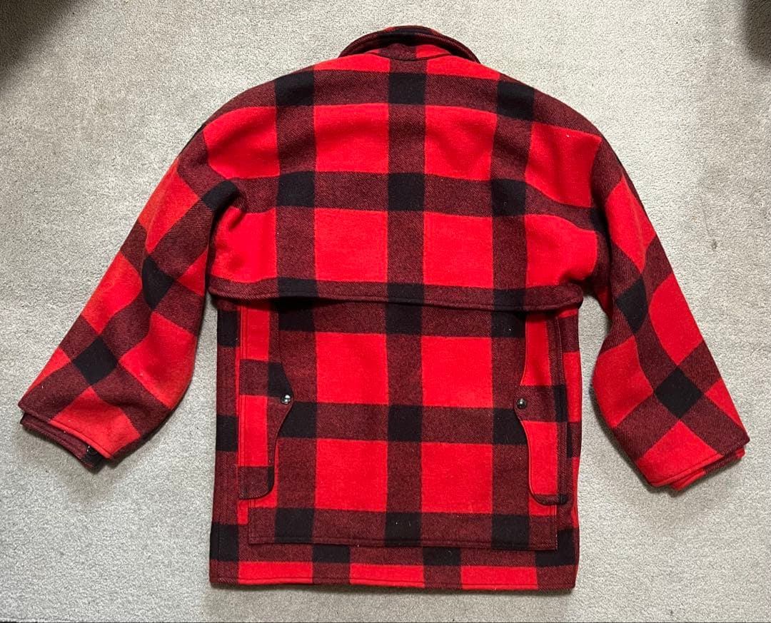 【美品】C.C. FILSON CO. マッキーノクルーザー　ジャケット 赤黒