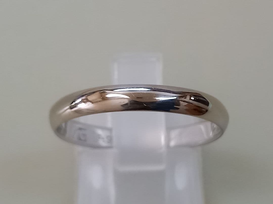 指輪　Pt900　プラチナ　甲丸　リング