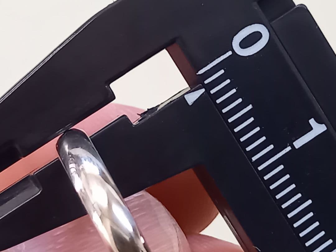 指輪　Pt900　プラチナ　甲丸　リング