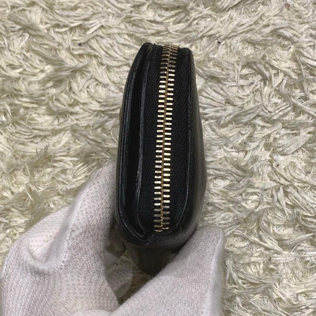 イルビゾンテ 二つ折り財布 手帳型 レザー ブラック ユニセックス