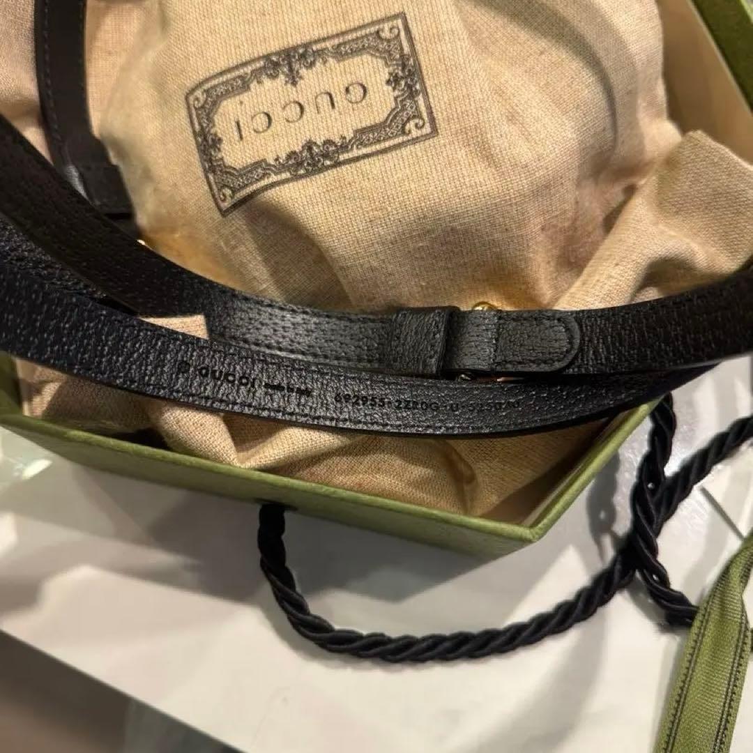 【正規品・新品未使用】GUCCI ブラックレザー首輪 ＆ リード XS サイズ