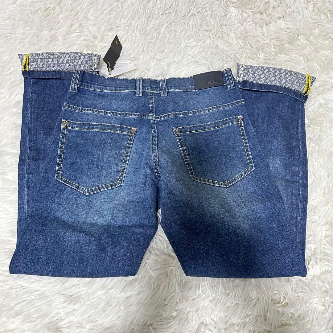 新品未使用 FENDI フェンディ ズッカ キッズ デニムパンツ 10A 150