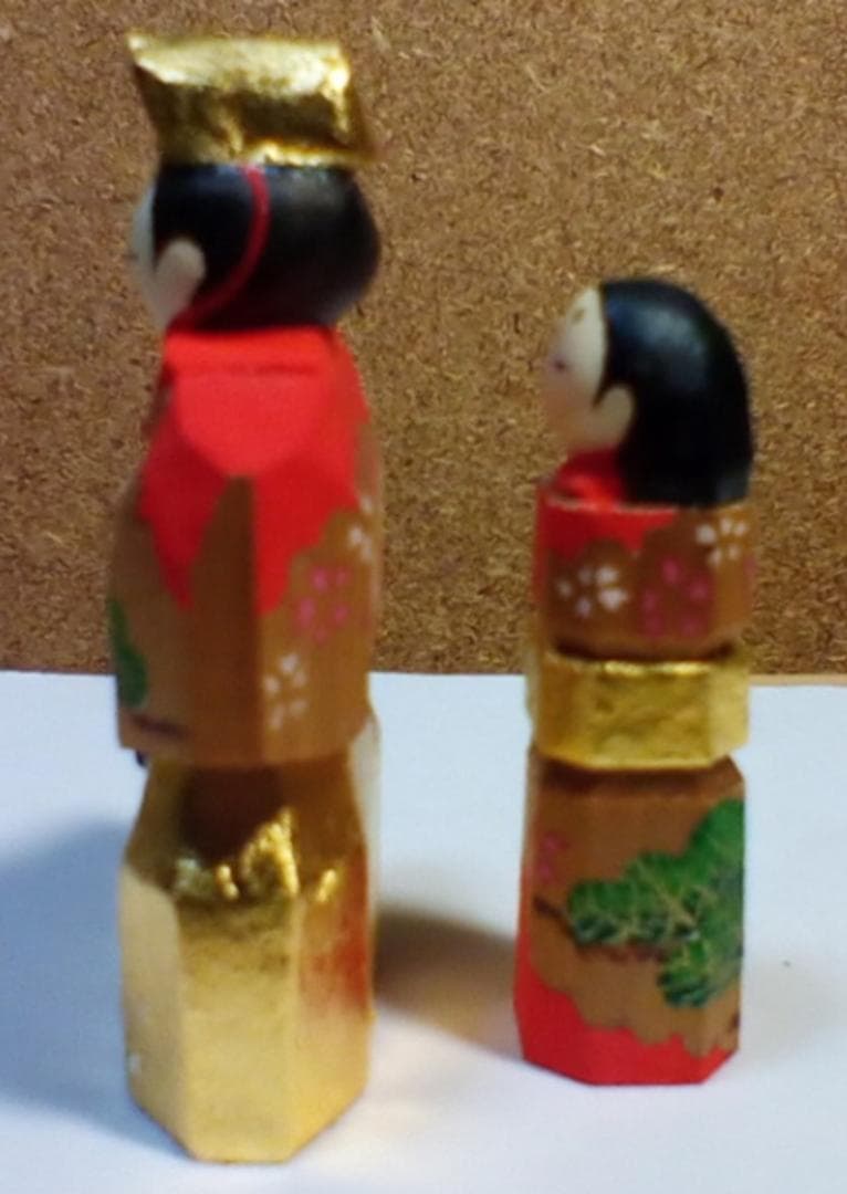 立雛1.5号　奈良一刀彫　最終作品