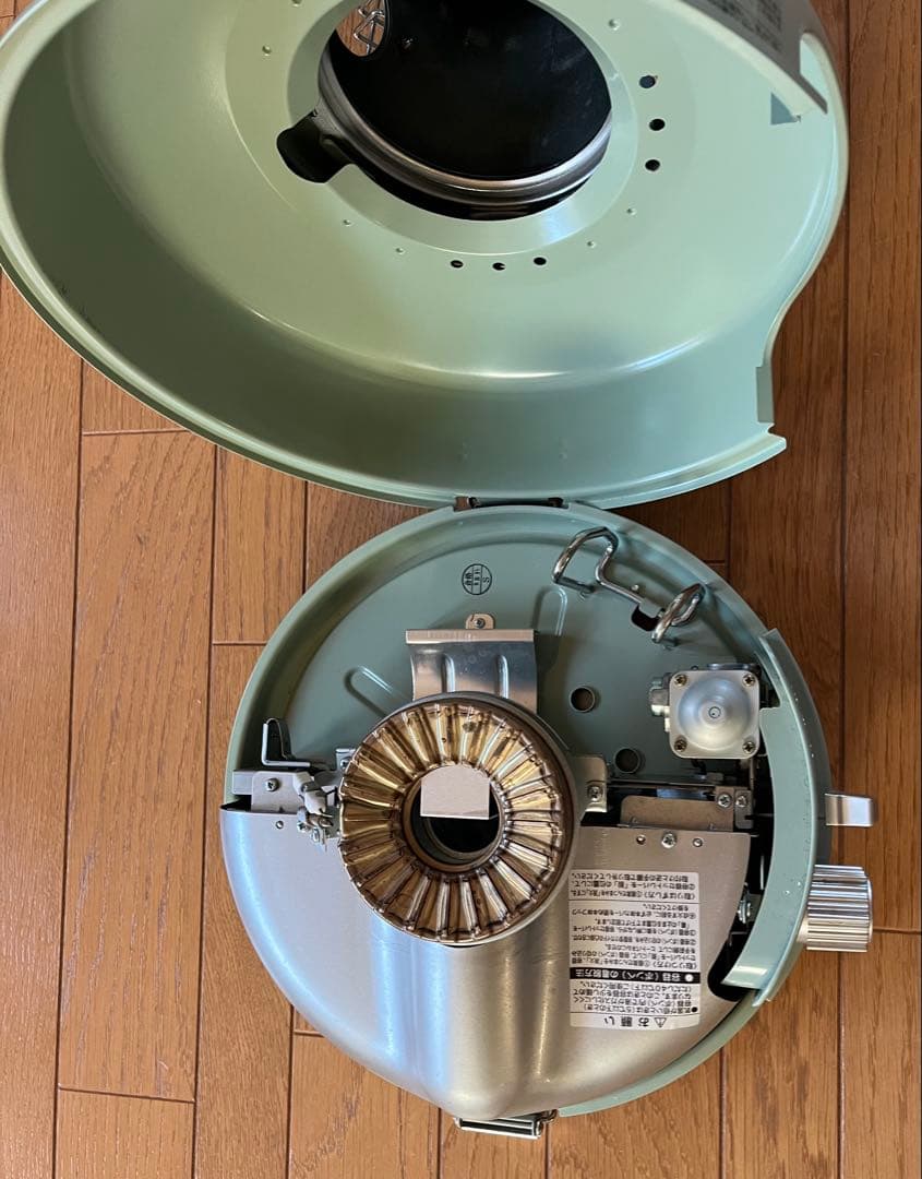 センゴクアラジン　ポータブルガスストーブ グリーン