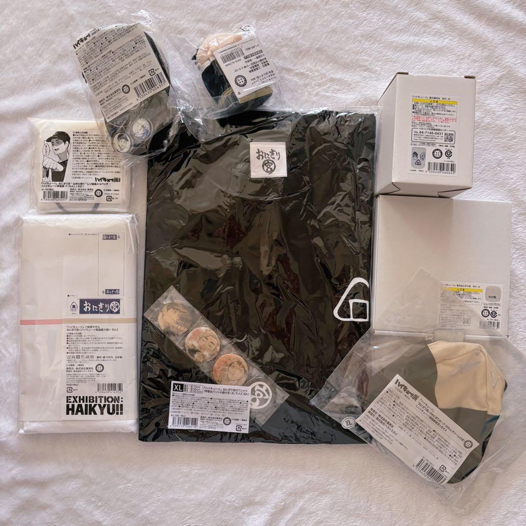 ハイキュー 宮治 おにぎり宮 8点セット Tシャツ タオル ポーチ エコバッグ