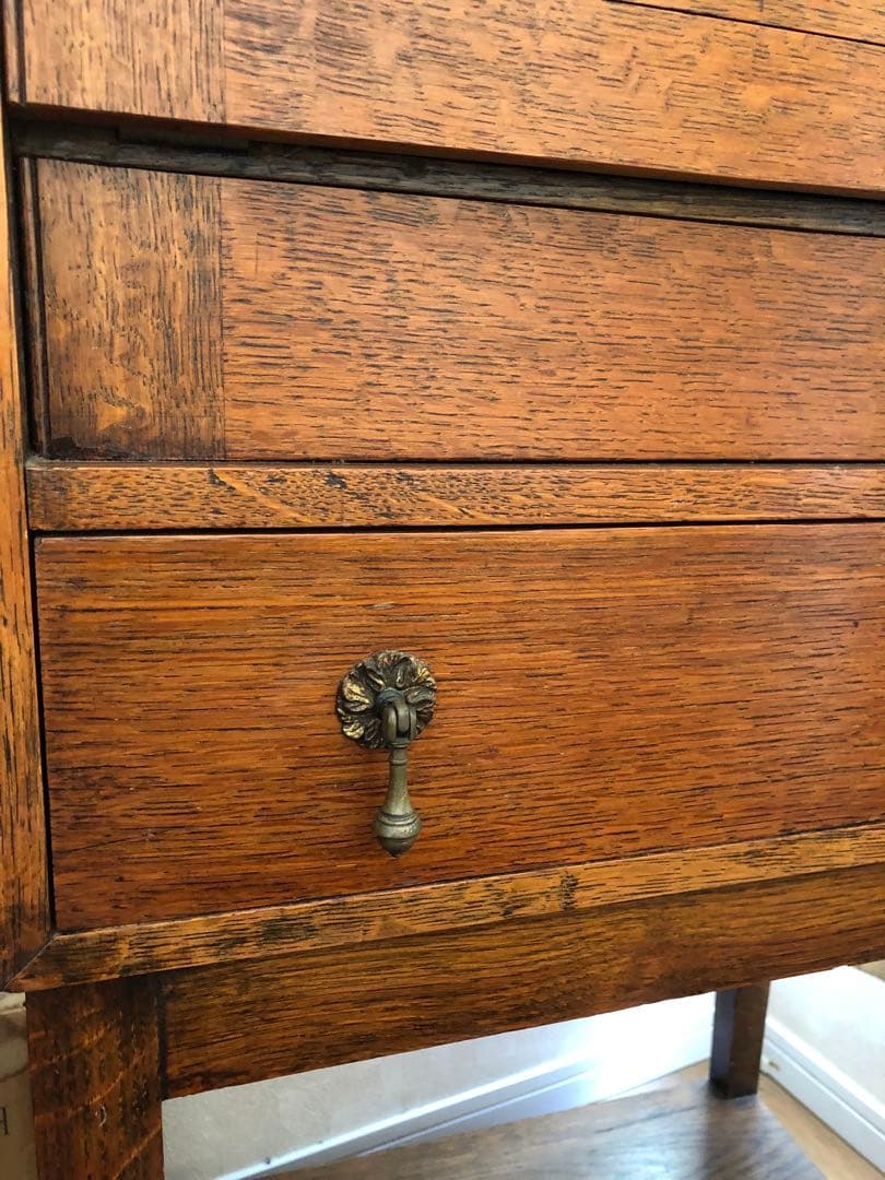 イギリス　アンティーク木製ライティングビューロー